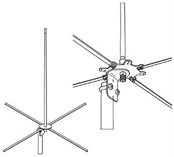 4 ft 2-Meter Base Antenna