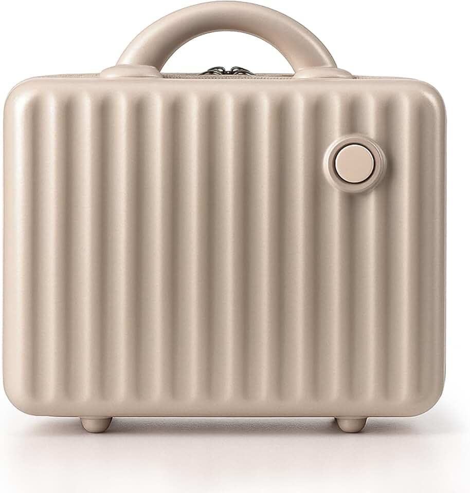 13-Inch Hard Shell Makeup Case with Organizer