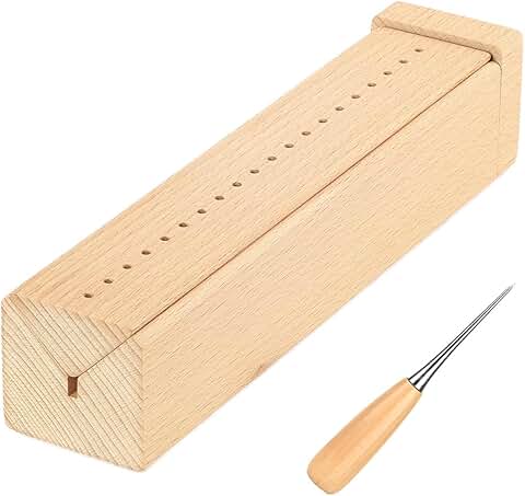 Beech Wood Book Binding Cradle with Awl