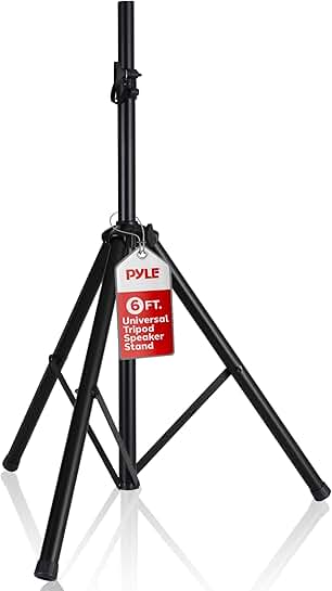 Heavy Duty Adjustable Speaker Stand with Safety Lock