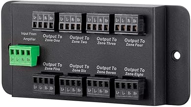 8-Zone Speaker Distribution Hub for Up to 8 Pairs
