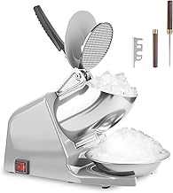 Electric ice crusher with extra blade and ice pick