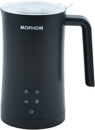 Electric 4-in-1 Milk Frother for Hot and Cold Foam