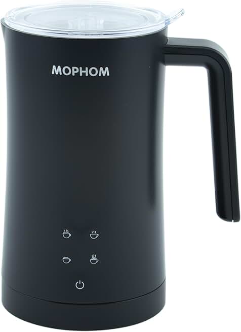 Electric 4-in-1 Milk Frother for Hot and Cold Foam