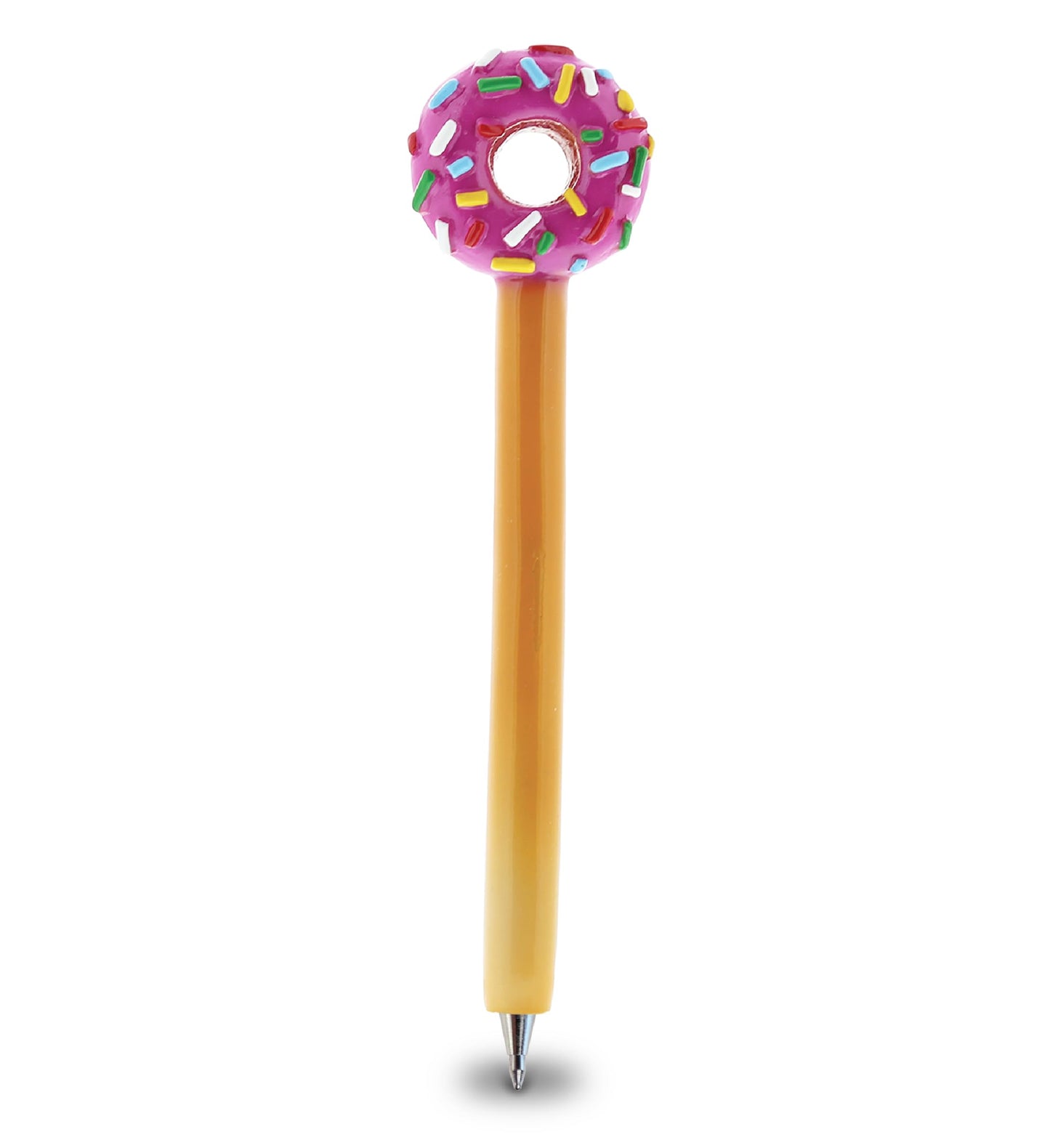 Pink donut novelty pen for kids and adults