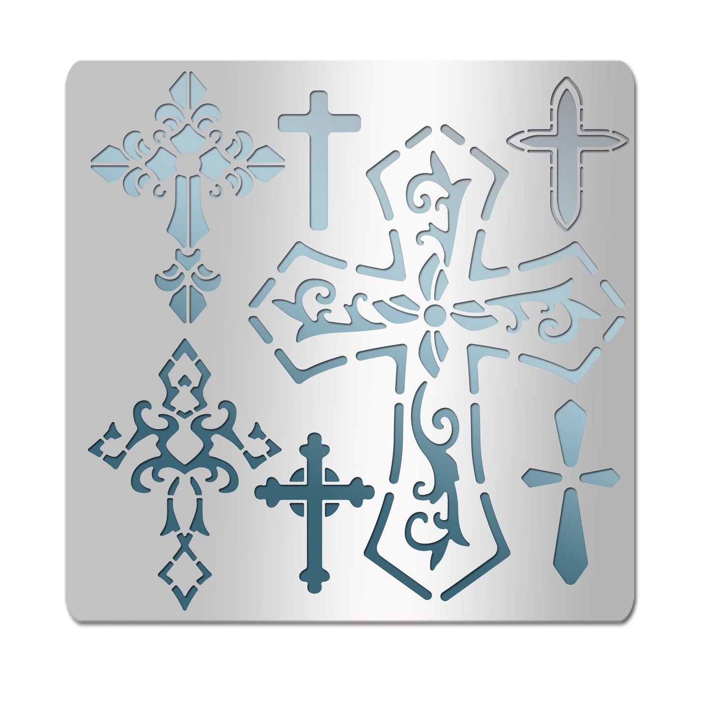 Lace Metal Canvas Stainless Steel Template 6.15in