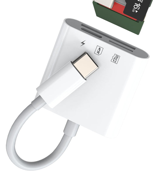 SD Card to USB-C Adapter for Phone and Computer
