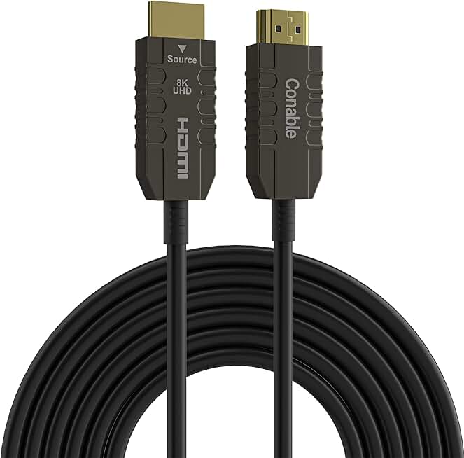75FT 8K Fiber Optic HDMI Cable with 48Gbps
