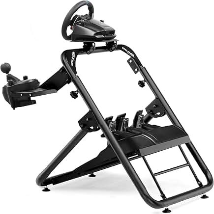 Sim Racing Wheel Stand with Shifter Mount and Adjustable Tilt