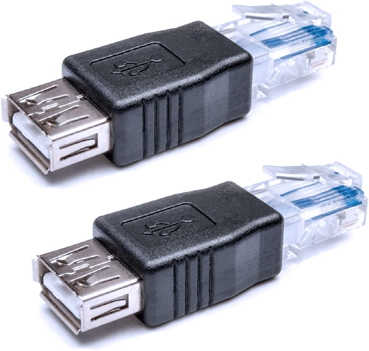 Ethernet to USB Adapter for Network Devices, 2 Pack
