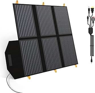 60W Foldable Solar Panel for Camping and Power Outages