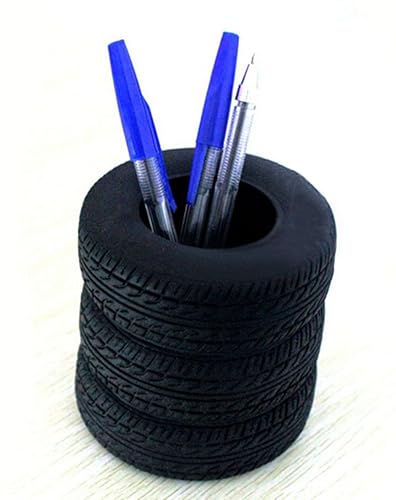 Tire Shape Pen Stand and Desk Organizer
