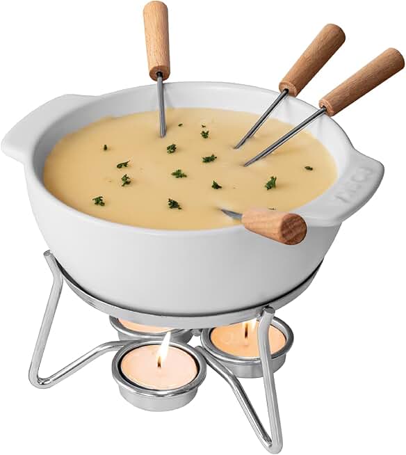 Cheese Fondue Set for Up to 4 People