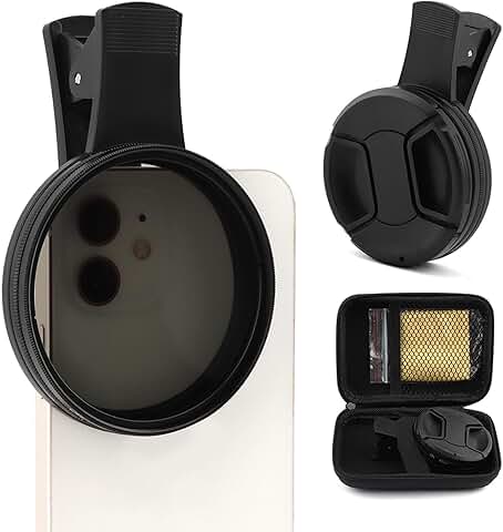 67mm Clip-on CPL Phone Camera Lens Filter Set