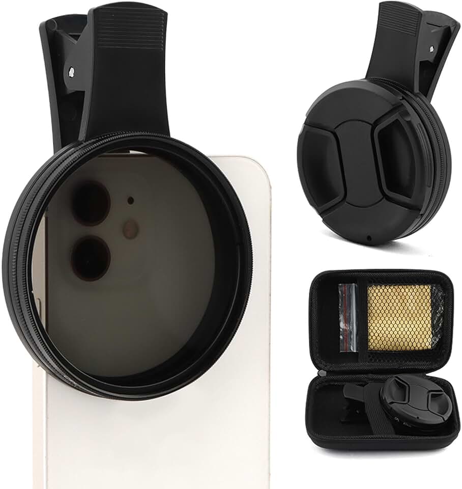 67mm Clip-on CPL Phone Camera Lens Filter Set