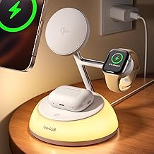 4-in-1 Qi2 Wireless Charging Station with Night Light
