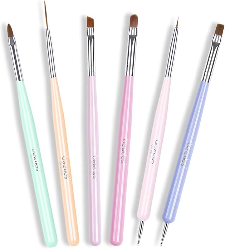 Beetles Nail Art Brush Set for Gel Polish and Design