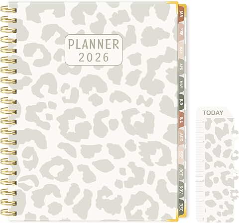 2026 Weekly and Monthly Planner with Time Slots