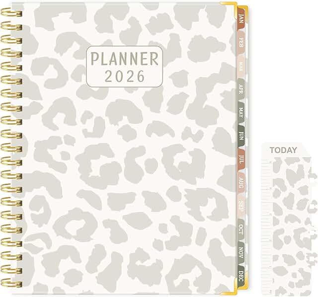 2026 Weekly and Monthly Planner with Time Slots