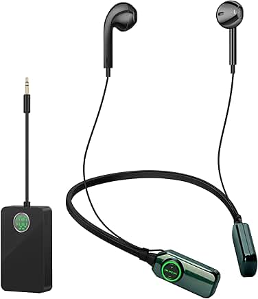 Wireless TV Headphones with 2 Modes and 30-Hour Battery