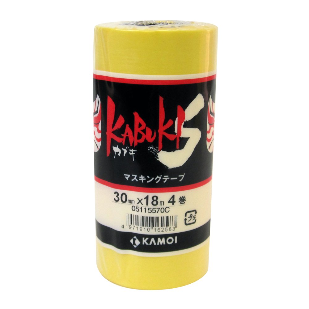 Masking Tape, 4 Rolls, 30mm x 18M