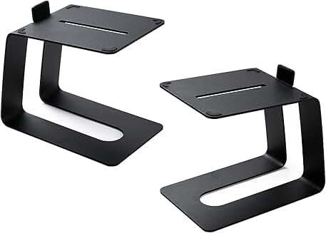 Pair of Heavy Duty Desktop Speaker Stands