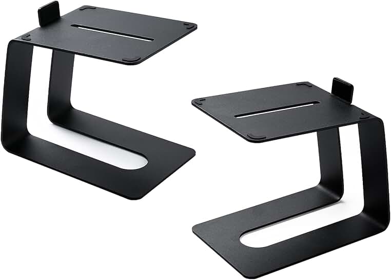 Pair of Heavy Duty Desktop Speaker Stands