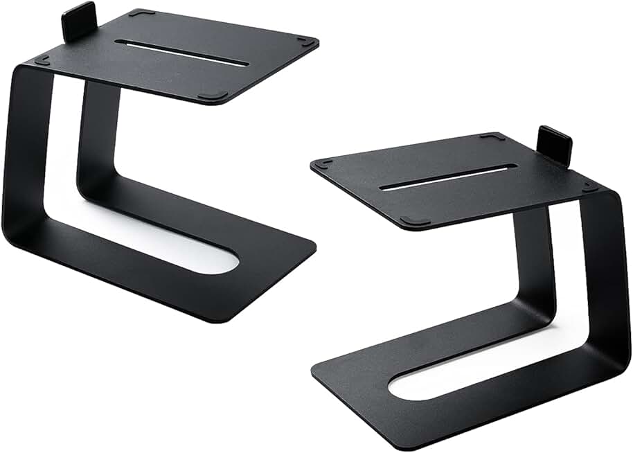 Pair of Heavy Duty Desktop Speaker Stands