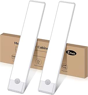 Wireless Under Cabinet Motion Sensor Lights, 2-Pack