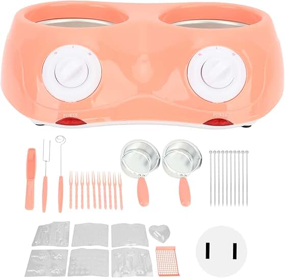 Chocolate melting pot with electric heating