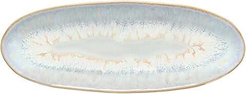 10-inch White Ceramic Oval Platter