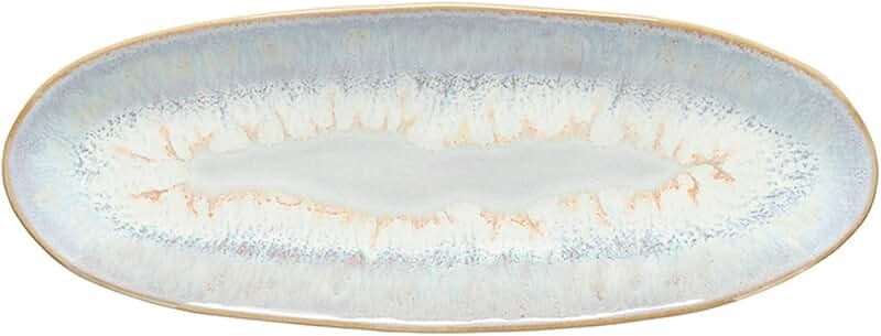 10-inch White Ceramic Oval Platter