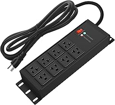 Heavy Duty Power Strip with 8 Outlets and 25 ft Cord