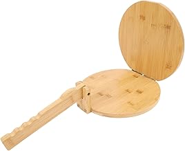 Wooden Corn Naan Pizza Dough Scone Maker with Parchment Paper