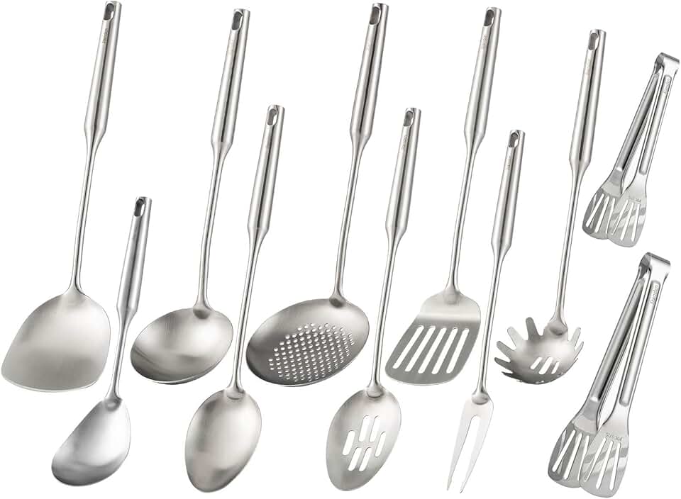 15-Piece Stainless Steel Kitchen Utensil Set