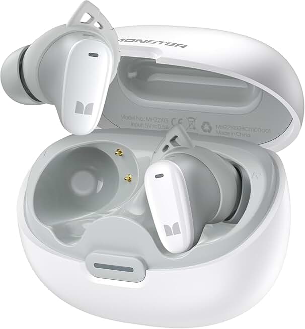 Wireless Bluetooth Earbuds with Touch Control and 25-Hour Playtime