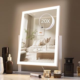 Lighted Makeup Mirror with Lights and Magnification