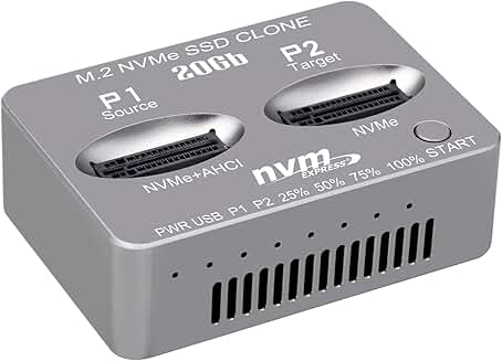 M.2 NVMe SSD Dock for Cloning and Storage