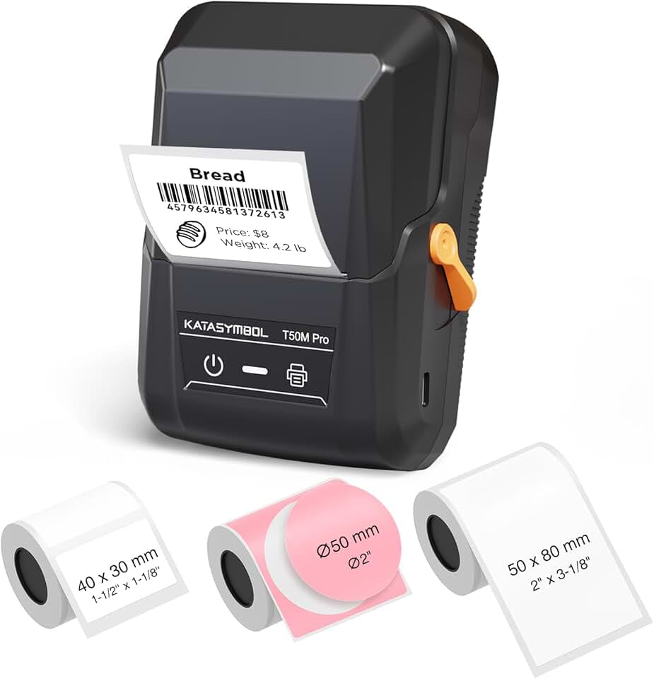 Bluetooth Label Maker with Waterproof Tapes and App