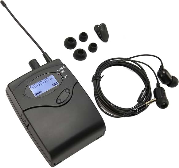 Stereo Earphone Monitor Receiver for 550-580MHz