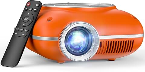 Portable 1080P Mini Projector with Bluetooth