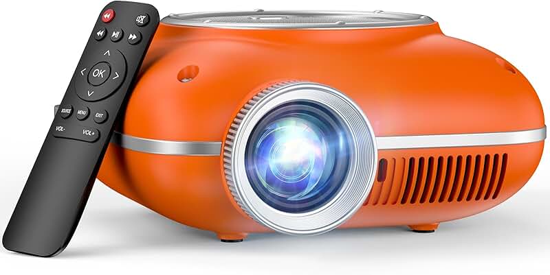 Portable 1080P Mini Projector with Bluetooth