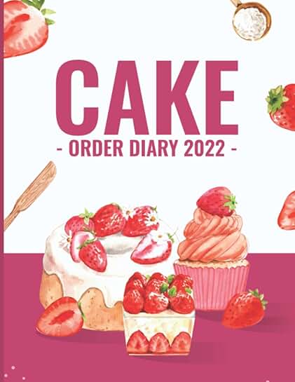 Daily Cake Order Logbook for Small Bakery Business