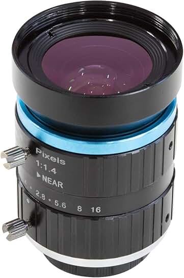12MP IMX477 C-Mount Lens, 16mm, Manual Focus and Aperture