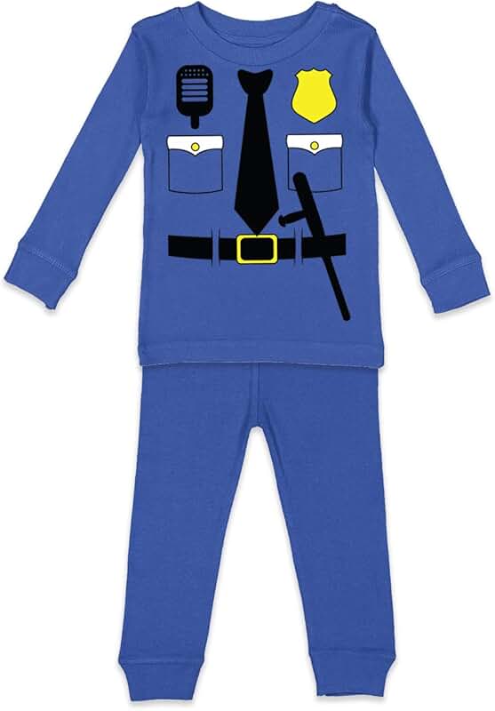 Police Officer Kids Shirt and Pants Set