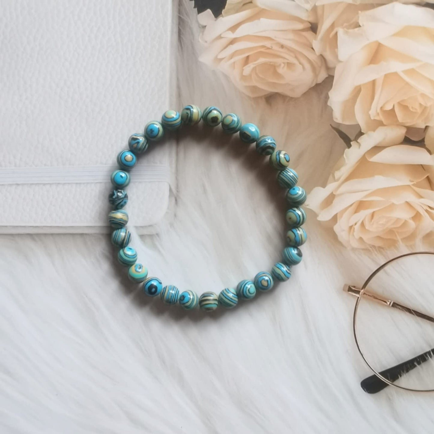 100PCS 8mm Colored Crystal Beads for Jewelry Making