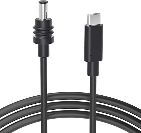 DC to USB-C power cable, 15m/50ft, supports 100W PD
