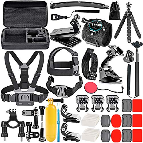 50 in 1 action camera accessory kit for various models