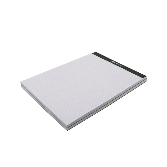 Quad-Ruled Graph Paper Pad, 2 Pack, 8.5 x 11.75 inches