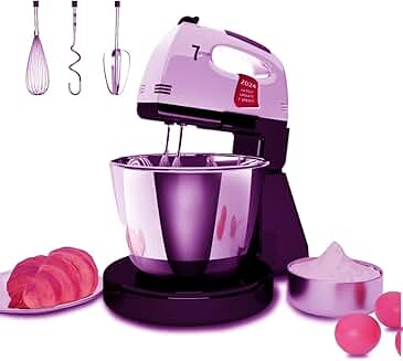 7-Speed Stand Mixer with 3QT Bowl and Accessories